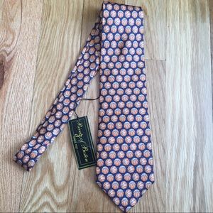 Rivetz of Boston 100% Silk Basketball Tie